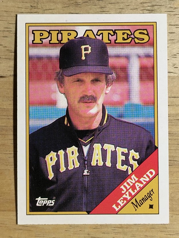 1988 Topps #624 Jim Leyland MG