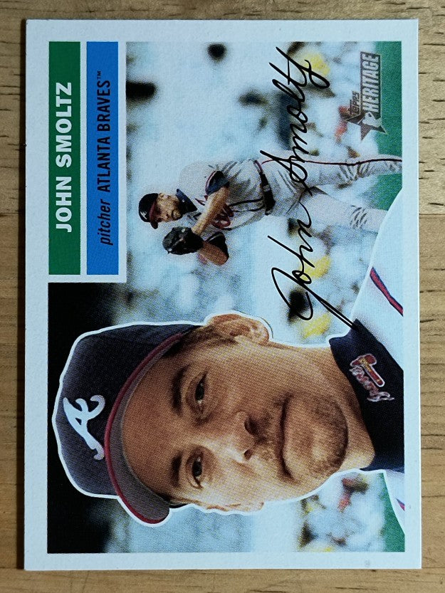 2005 Topps Heritage #10 John Smoltz