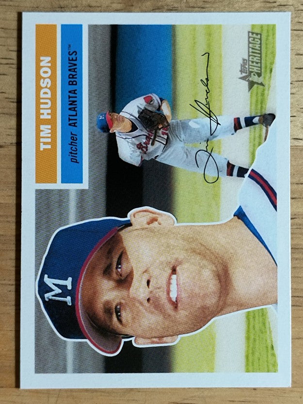 2005 Topps Heritage #353B Tim Hudson Milw Cap SP