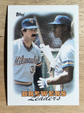 1988 Topps #639 Glenn Braggs/Tony Muser CO TL