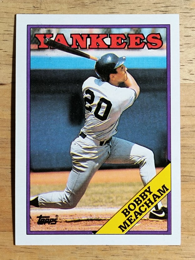 1988 Topps #659 Bobby Meacham