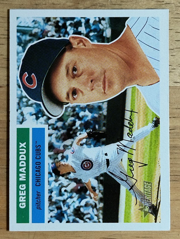 2005 Topps Heritage #276 Greg Maddux