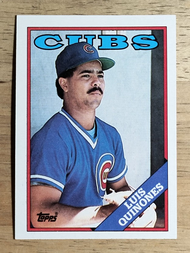 1988 Topps #667 Luis Quinones