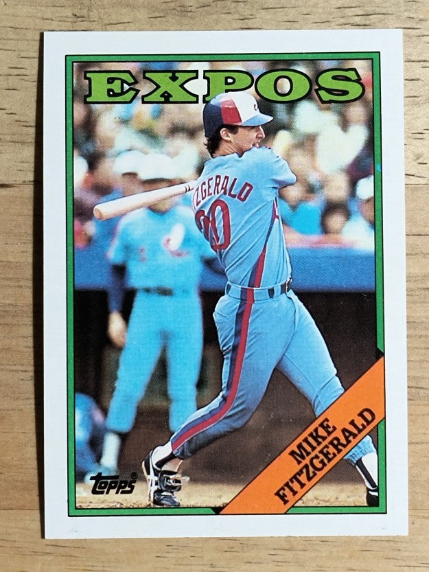 1988 Topps #674 Mike Fitzgerald