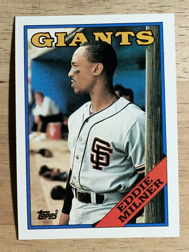 1988 Topps #677 Eddie Milner