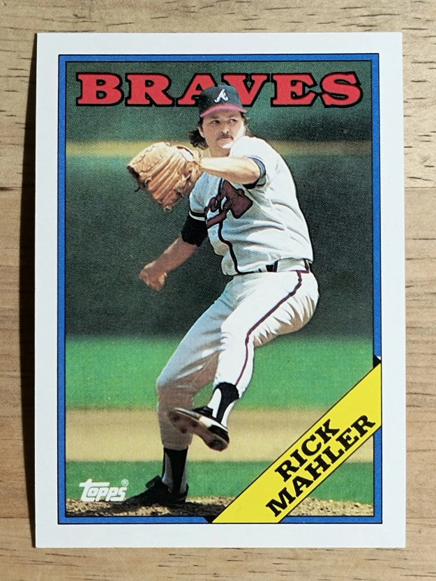1988 Topps #706 Rick Mahler