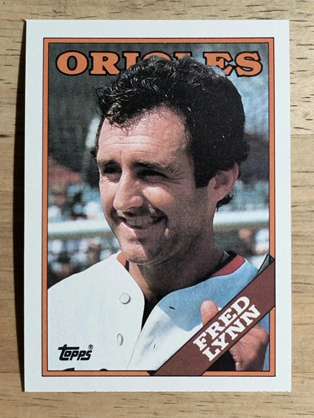 1988 Topps #707 Fred Lynn