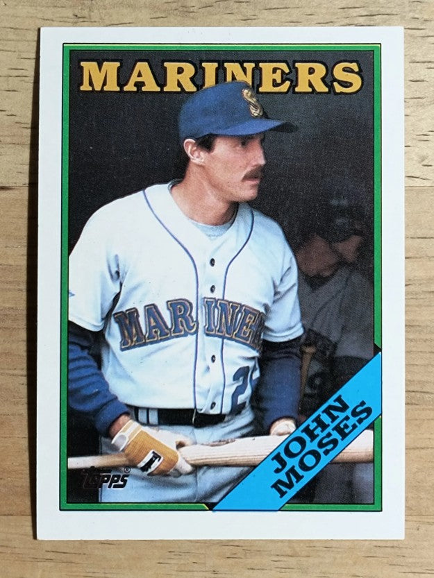 1988 Topps #712 John Moses