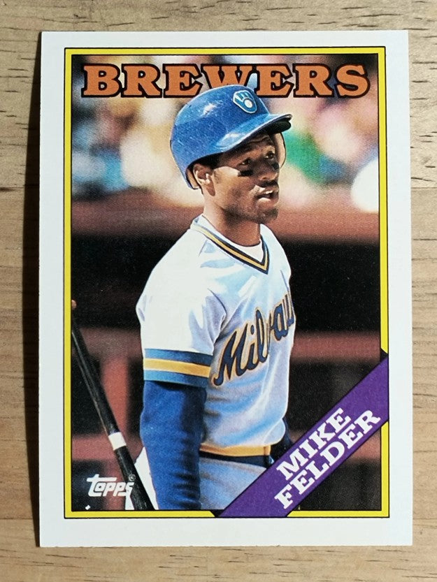 1988 Topps #718 Mike Felder
