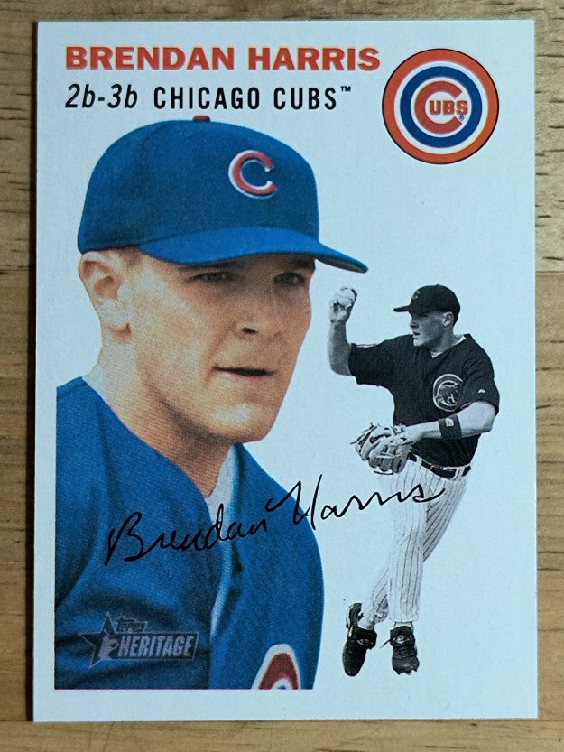 2003 Topps Heritage #202 Brendan Harris RC