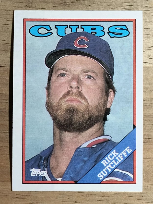 1988 Topps #740 Rick Sutcliffe