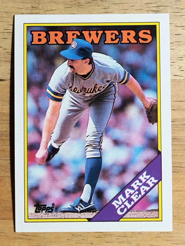 1988 Topps #742 Mark Clear