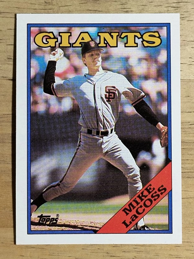1988 Topps #754 Mike LaCoss
