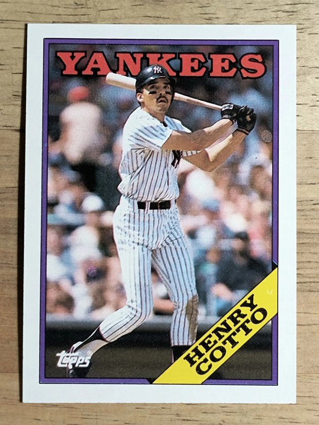 1988 Topps #766 Henry Cotto