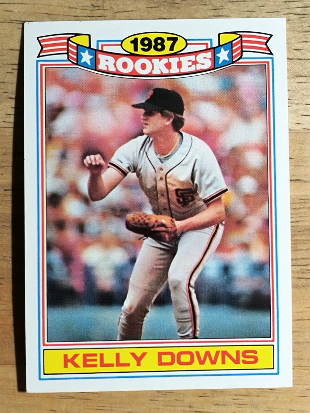 1988 Topps Rookies #19 Kelly Downs