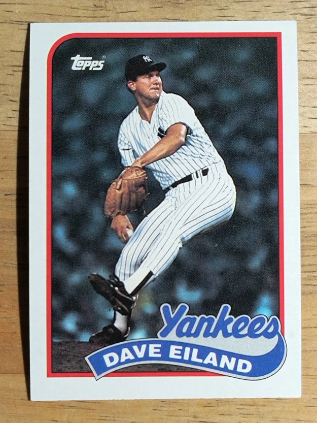 1989 Topps #8 Dave Eiland