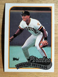 1989 Topps #27A Orestes Destrade/F* next to copyright RC