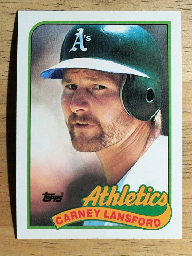 1989 Topps #47 Carney Lansford