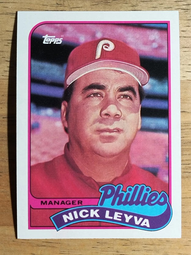 1989 Topps #74 Nick Leyva MG