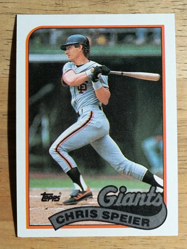 1989 Topps #94 Chris Speier