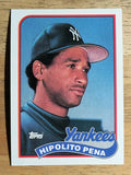 1989 Topps #109 Hipolito Pena