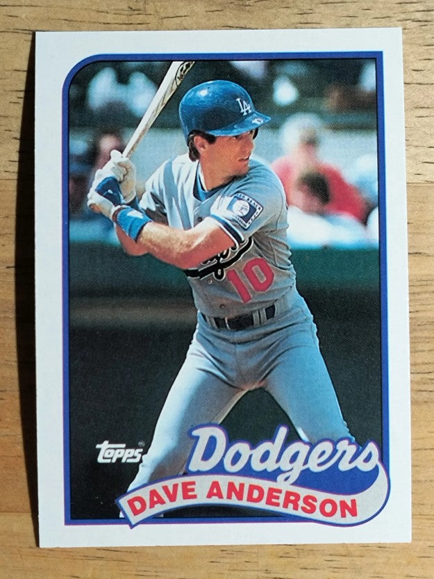 1989 Topps #117 Dave Anderson