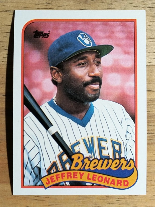1989 Topps #160 Jeffrey Leonard