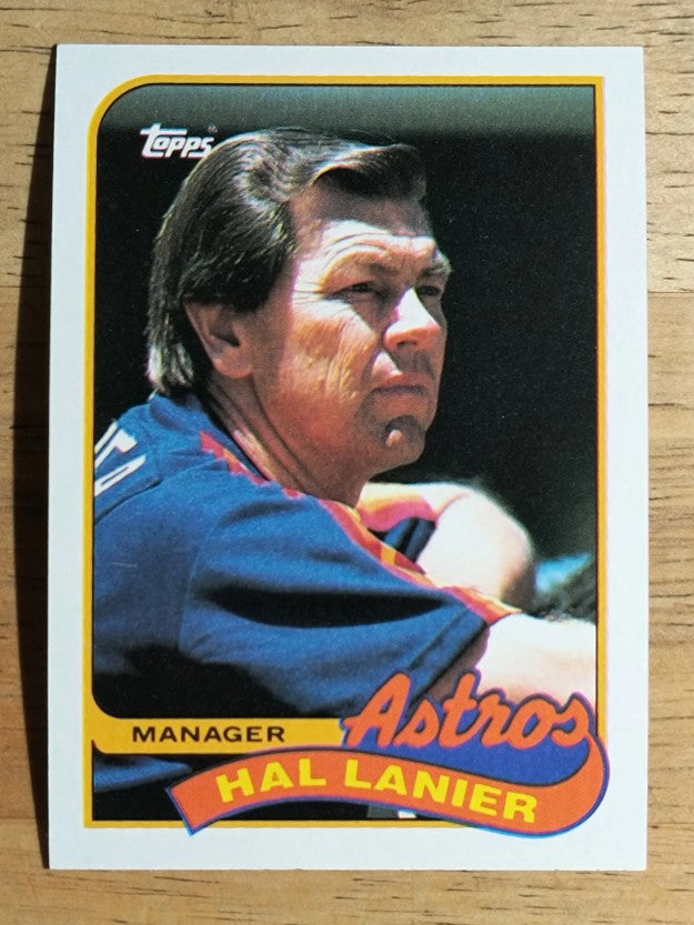 1989 Topps #164 Hal Lanier MG