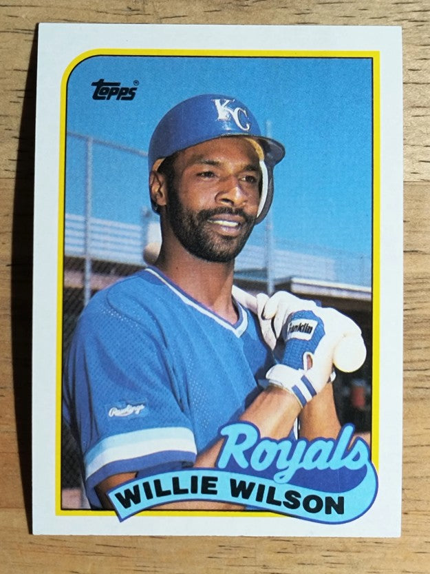 1989 Topps #168 Willie Wilson