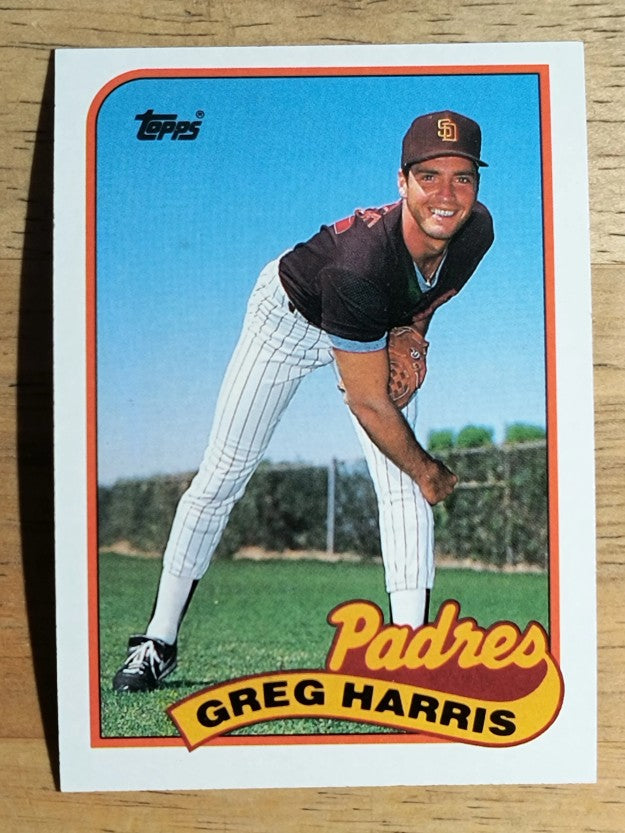 1989 Topps #194 Greg W. Harris RC