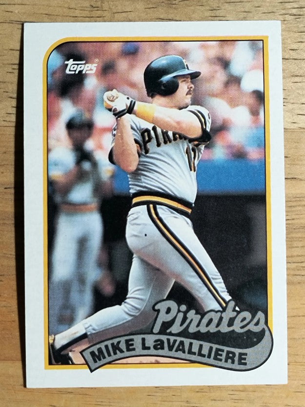 1989 Topps #218 Mike LaValliere