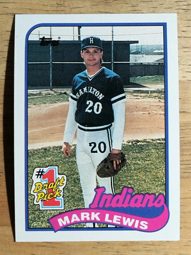 1989 Topps #222 Mark Lewis FDP RC