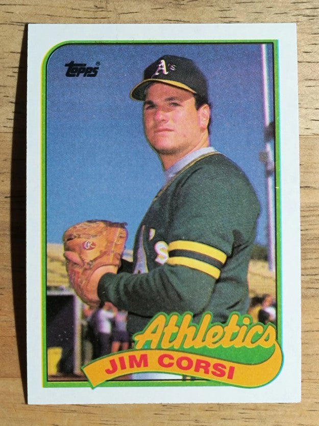 1989 Topps #292 Jim Corsi