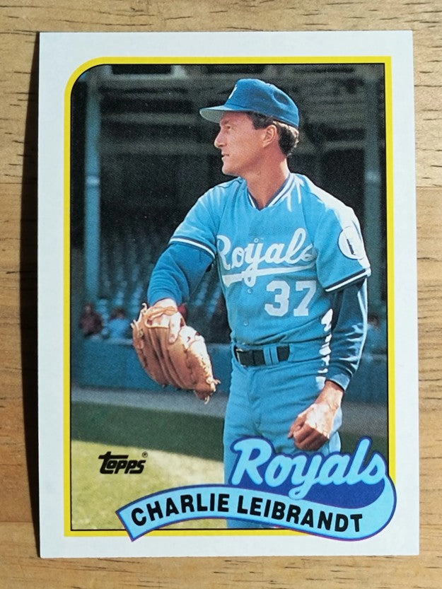 1989 Topps #301 Charlie Leibrandt