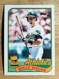 1989 Topps #316 Walt Weiss