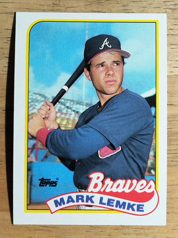 1989 Topps #327 Mark Lemke RC