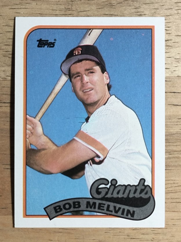 1989 Topps #329 Bob Melvin