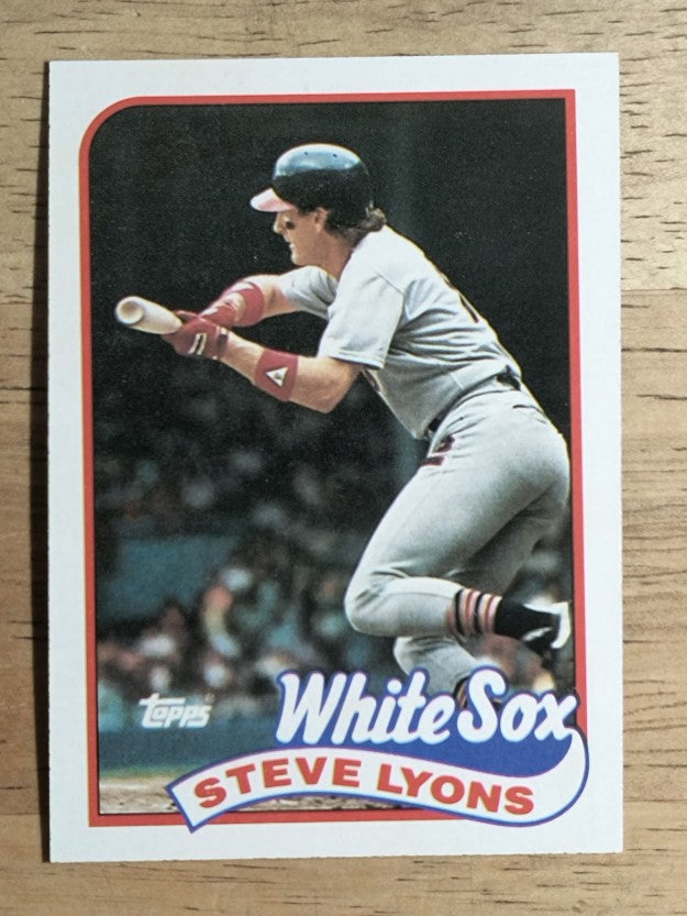 1989 Topps #334 Steve Lyons