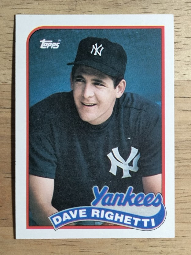 1989 Topps #335 Dave Righetti