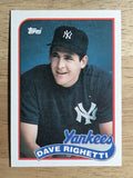 1989 Topps #335 Dave Righetti
