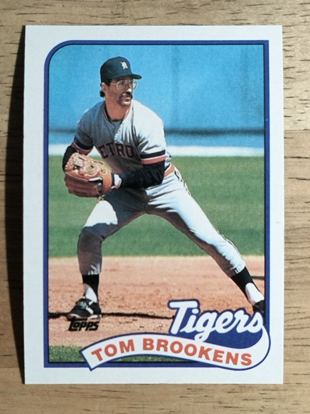1989 Topps #342 Tom Brookens