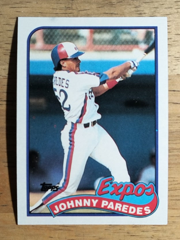 1989 Topps #367 Johnny Paredes