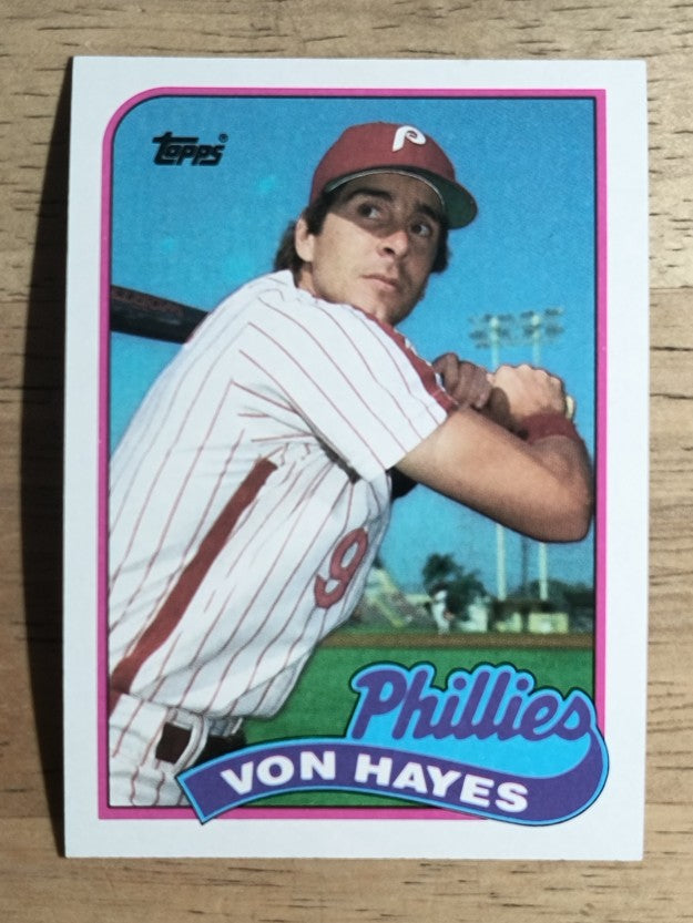 1989 Topps #385 Von Hayes