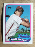 1989 Topps #385 Von Hayes
