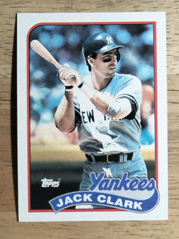 1989 Topps #410 Jack Clark