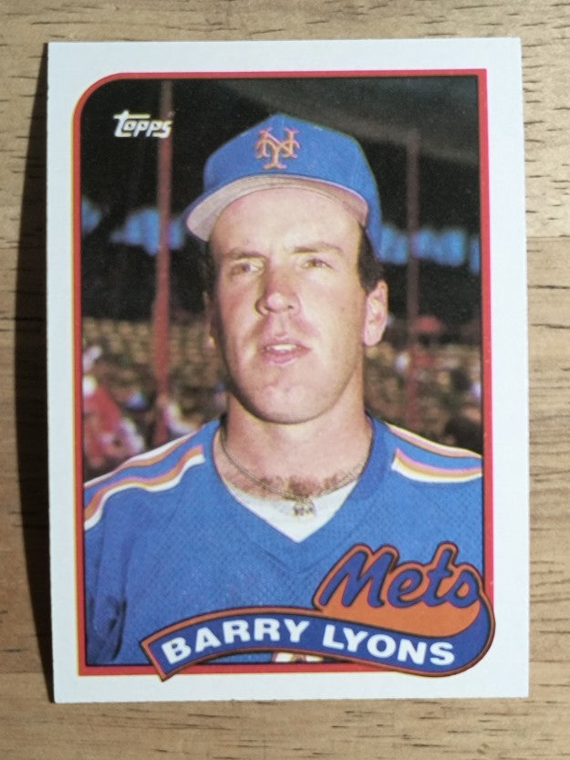 1989 Topps #412 Barry Lyons