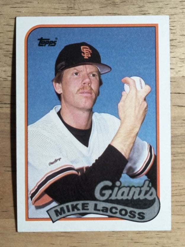 1989 Topps #417 Mike LaCoss