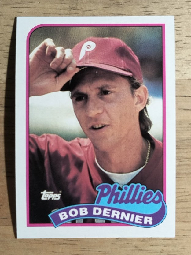 1989 Topps #418 Bob Dernier