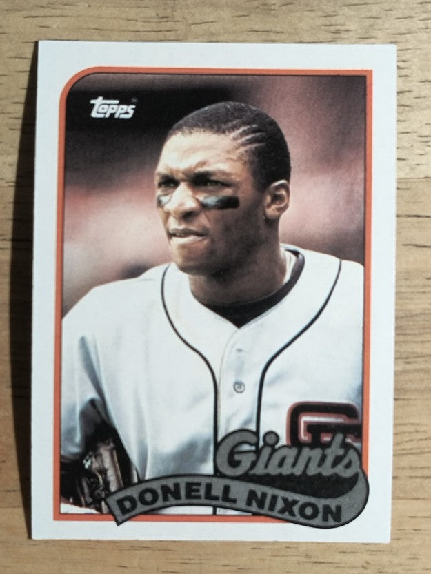 1989 Topps #447 Donell Nixon