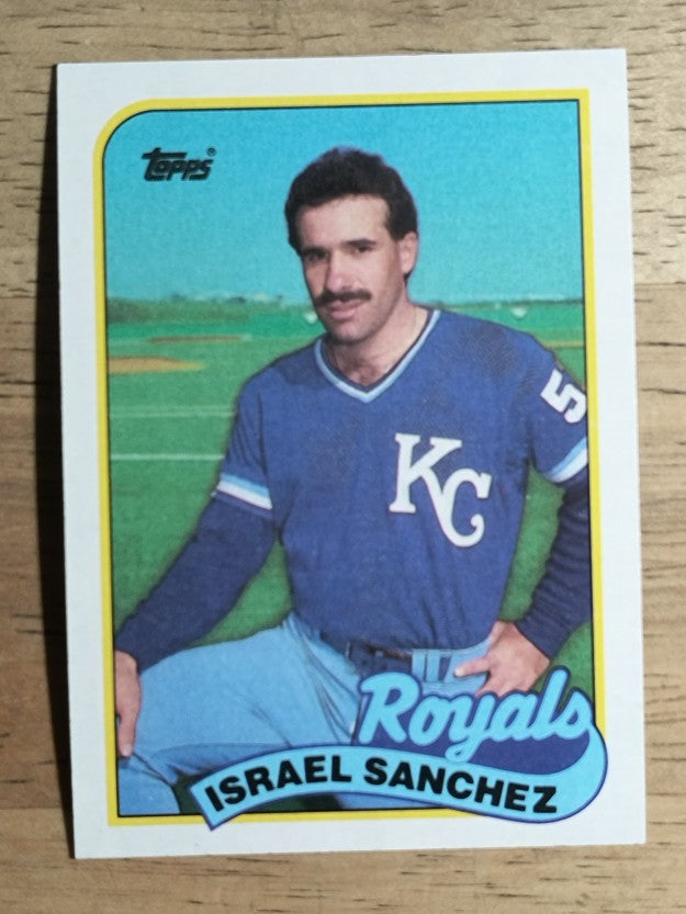 1989 Topps #452 Israel Sanchez
